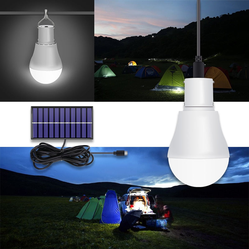 Outdoor Emergency Solar Light Bulbs - Luminous Lighting Lab