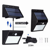 3 Mode Split Solar Induction Wall Light - Luminous Lighting Lab